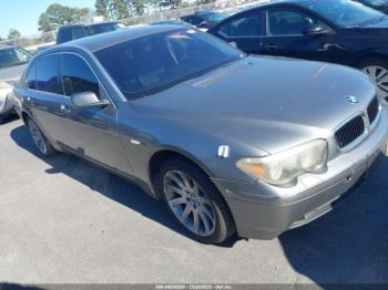  Salvage BMW 7 Series