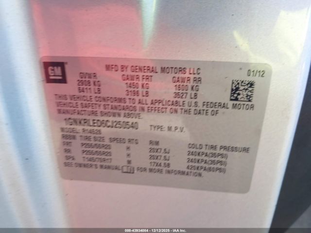 Chevrolet Traverse Ltz Image 9