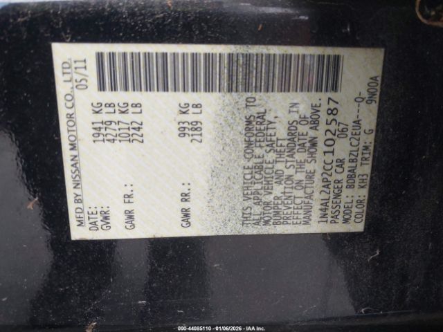 Nissan Altima 2.5 S Image 11