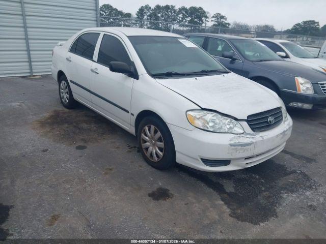  Salvage Toyota Corolla