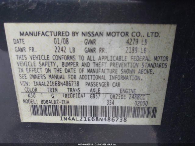 Nissan Altima 2.5 S Image 9