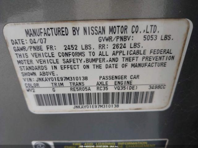 INFINITI M35 Image 8